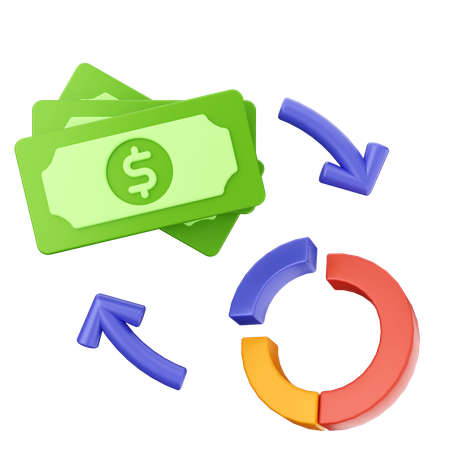 Chart Money  3D Icon