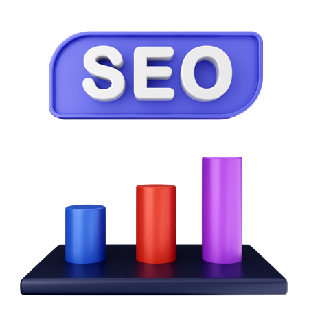 チャート SEO  3D Icon