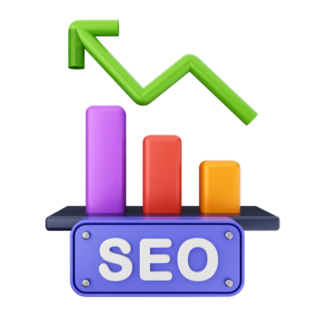 Chart Seo  3D Icon