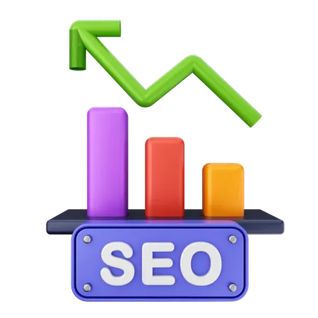 Chart Seo  3D Icon