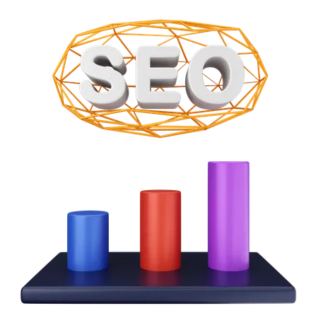 Chart Seo  3D Icon