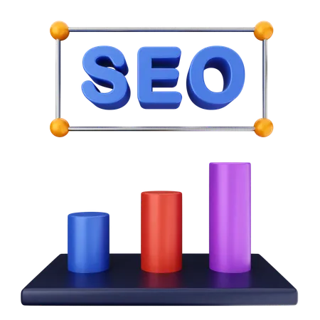 Chart Seo  3D Icon