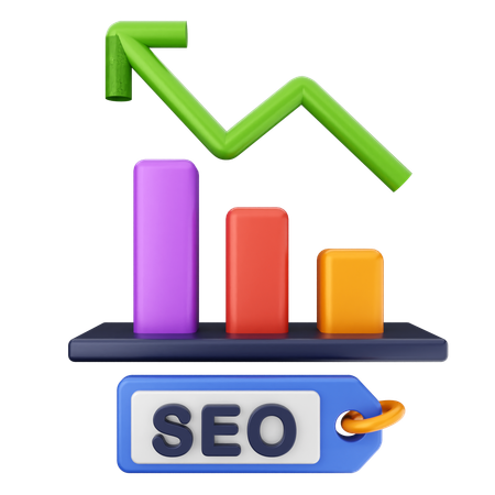 Chart Seo  3D Icon