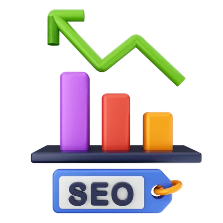 Chart Seo  3D Icon