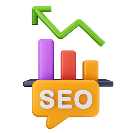 Chart Seo  3D Icon