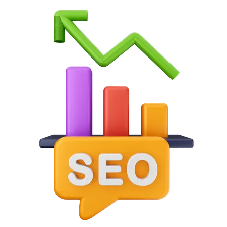 Chart Seo  3D Icon