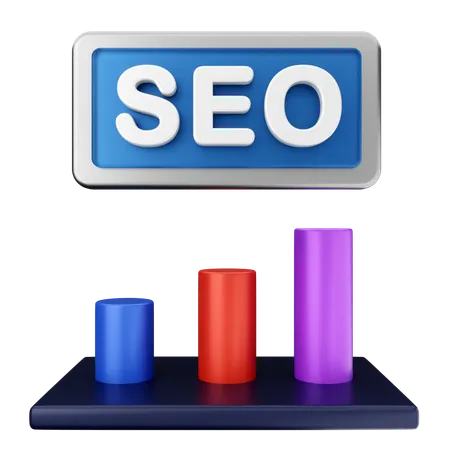 Chart Seo  3D Icon