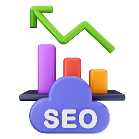 Chart Seo  3D Icon