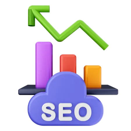 Chart Seo  3D Icon