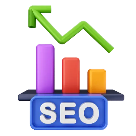 Chart Seo  3D Icon