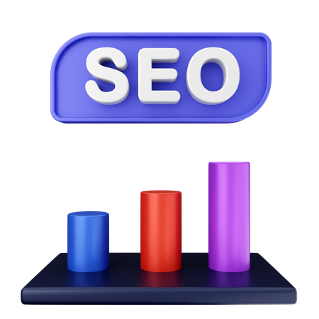 Chart Seo  3D Icon