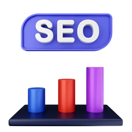 Chart Seo  3D Icon