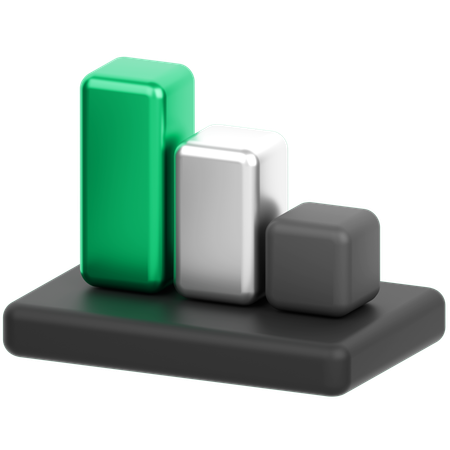 Chart Square  3D Icon