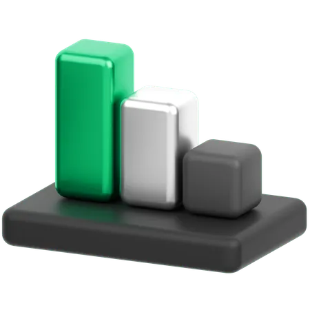 Chart Square  3D Icon
