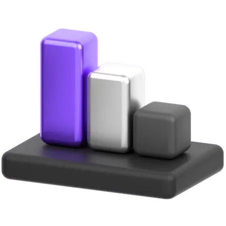 Chart Square  3D Icon