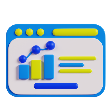 Chart Statistic 3D Icon