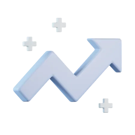 Chart Up  3D Icon