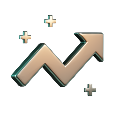 Chart Up  3D Icon