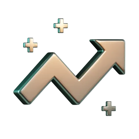 Chart Up  3D Icon