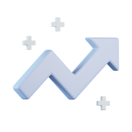 Chart Up  3D Icon