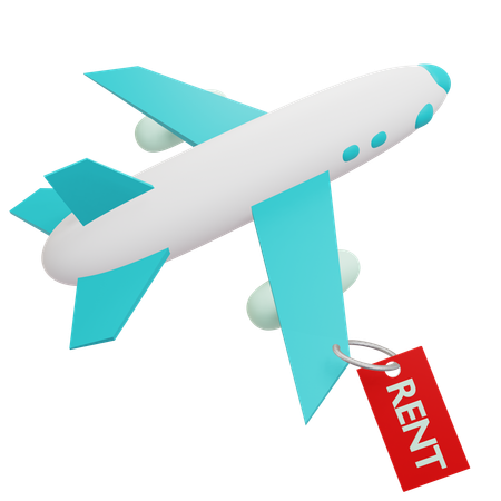 Charter Flight  3D Icon