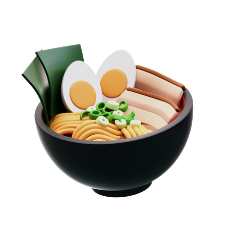 Chashu Ramen  3D Icon