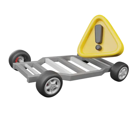 Chassis Warning  3D Icon