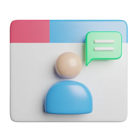 Chat Discussion Communication 3D Icon