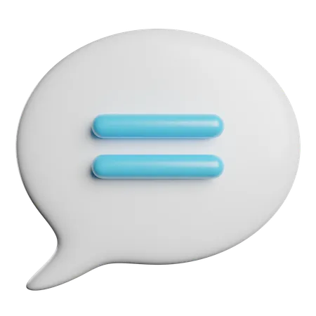 Chatting Bubble Talk 3D Icon