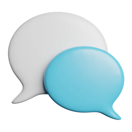 Chatting Bubble Talk 3D Icon