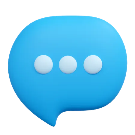 Chat Illustration 3D Icon