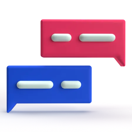 Chat  3D Icon