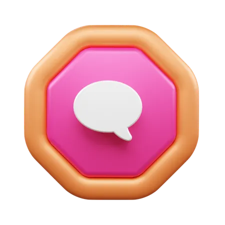 Chat  3D Icon