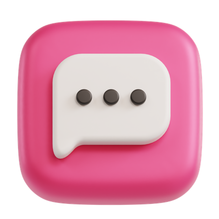 Chat  3D Icon