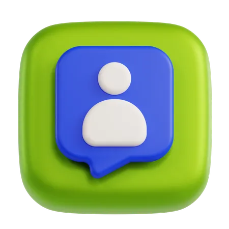 Chat  3D Icon