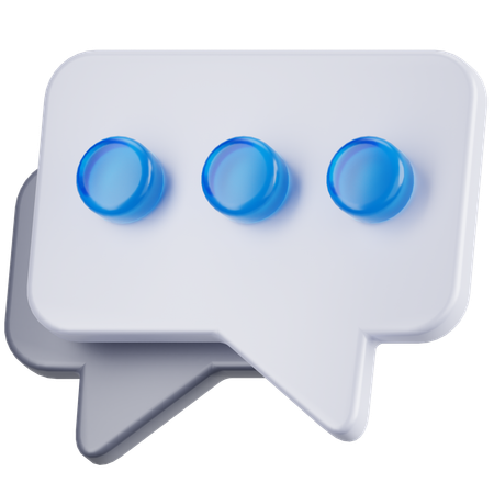 Chat  3D Icon