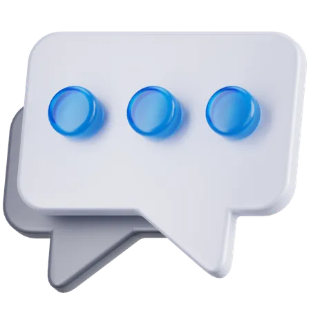 Chat  3D Icon