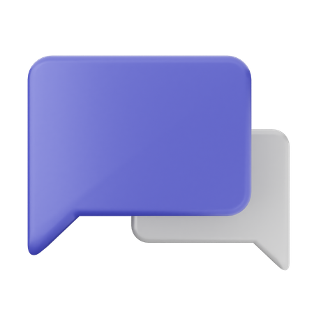 Chat  3D Icon