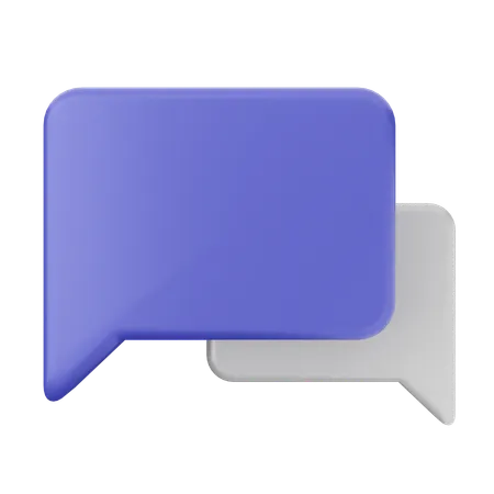 Chat  3D Icon