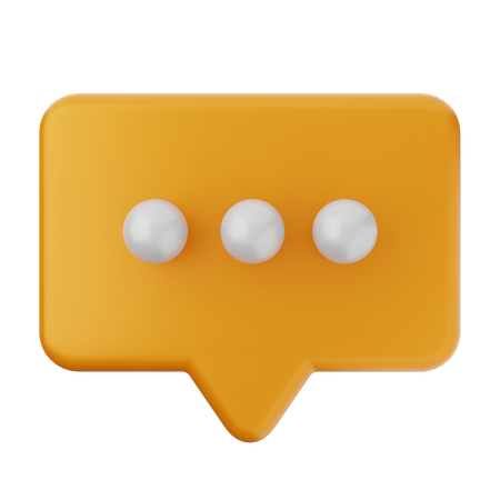 Chat  3D Icon