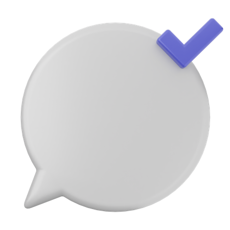 チャット  3D Icon