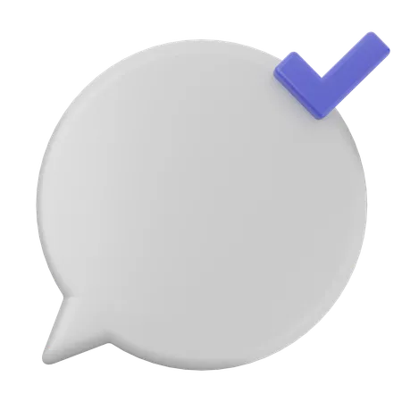 チャット  3D Icon