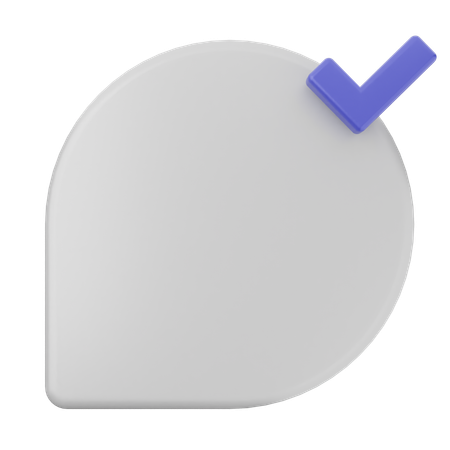 チャット  3D Icon