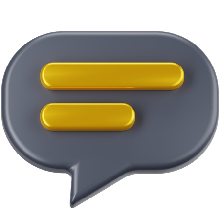 Chat  3D Icon