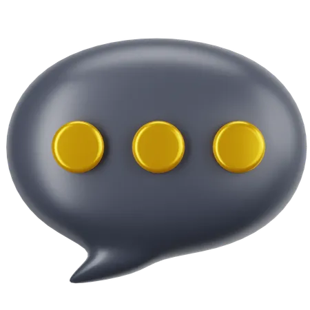 Chat  3D Icon