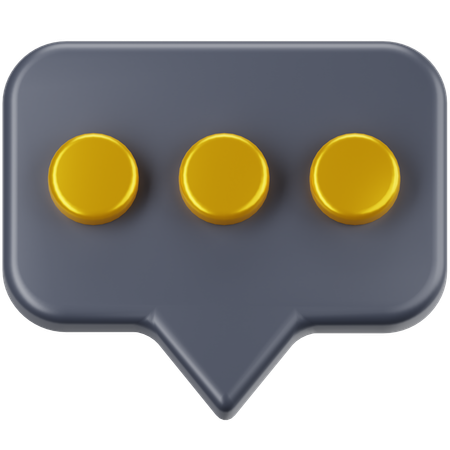 Chat  3D Icon