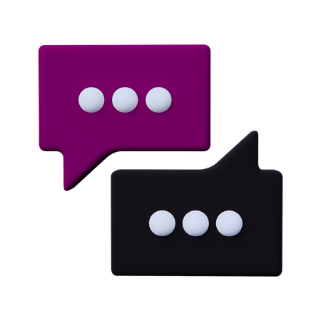 Chat  3D Icon