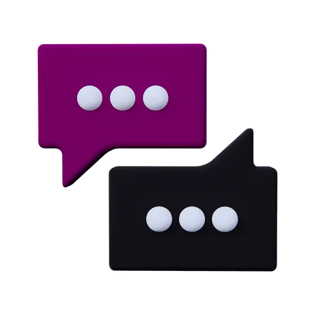 Chat  3D Icon