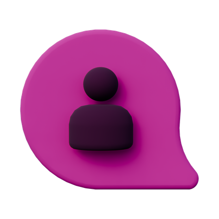 Chat  3D Icon