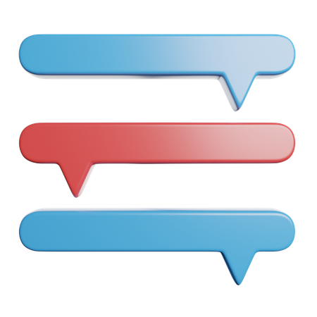 Chat  3D Icon